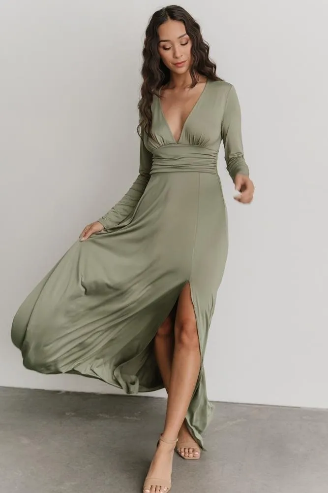 Arianna Maxi Dress | Dusty Sage sold by Baltic Born product image thumbnail 2