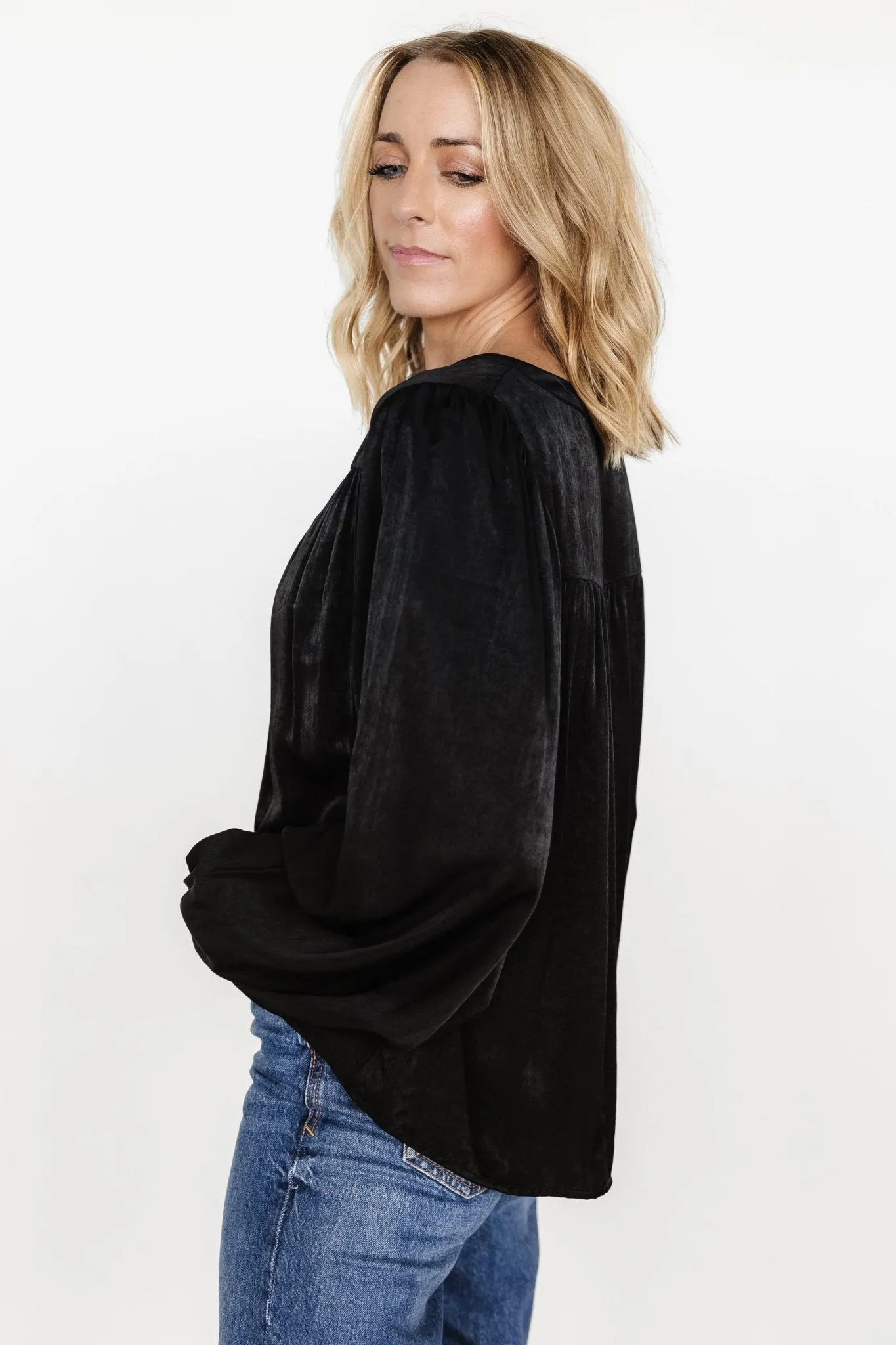Alina Blouse | Black sold by Baltic Born product image thumbnail 4