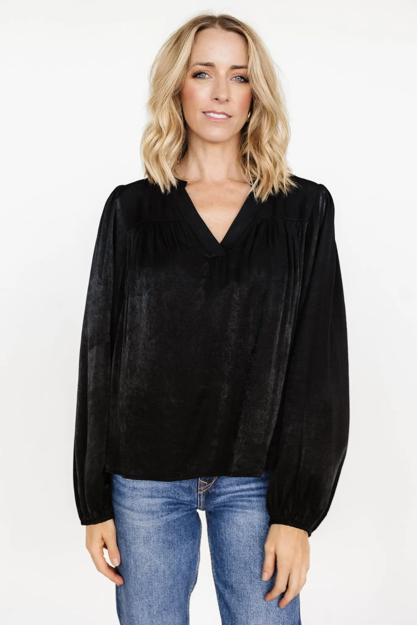 Alina Blouse | Black sold by Baltic Born product image thumbnail 3