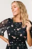 Arabella Embroidered Tulle Maxi Dress | Pink + Navy sold by Baltic Born