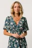 Verona Smocked Maxi Dress | Slate Floral sold by Baltic Born