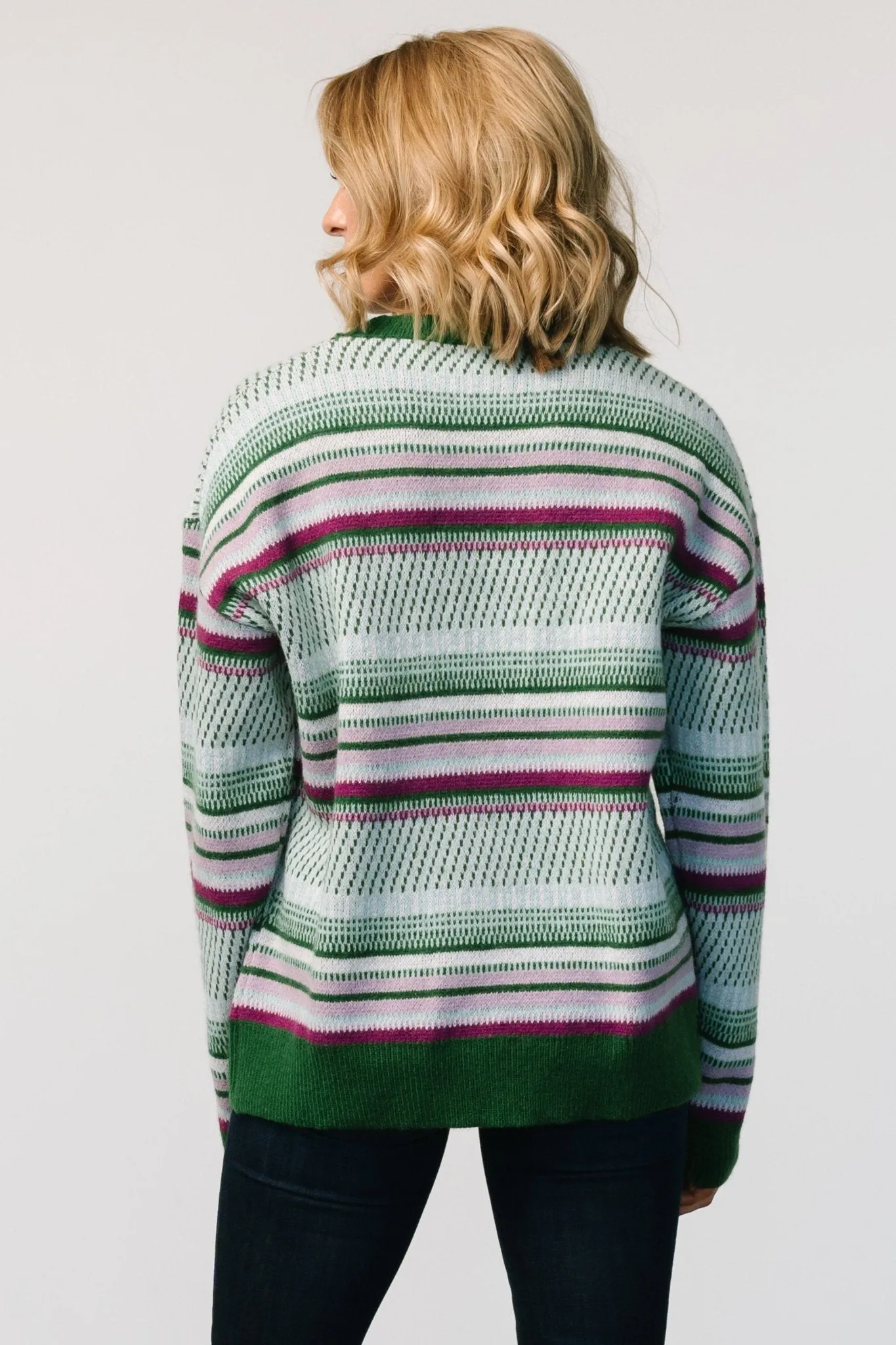 Holmes Sweater | Green Multi sold by Baltic Born product image thumbnail 4