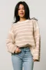 Conway Striped Sweater | Natural sold by Baltic Born