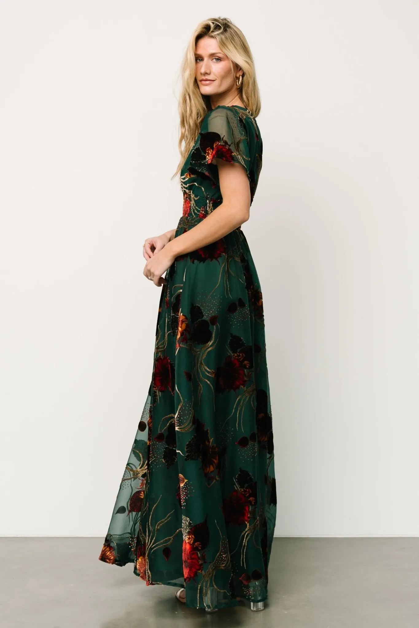 Valen Maxi Dress | Jade Multi sold by Baltic Born product image thumbnail 3