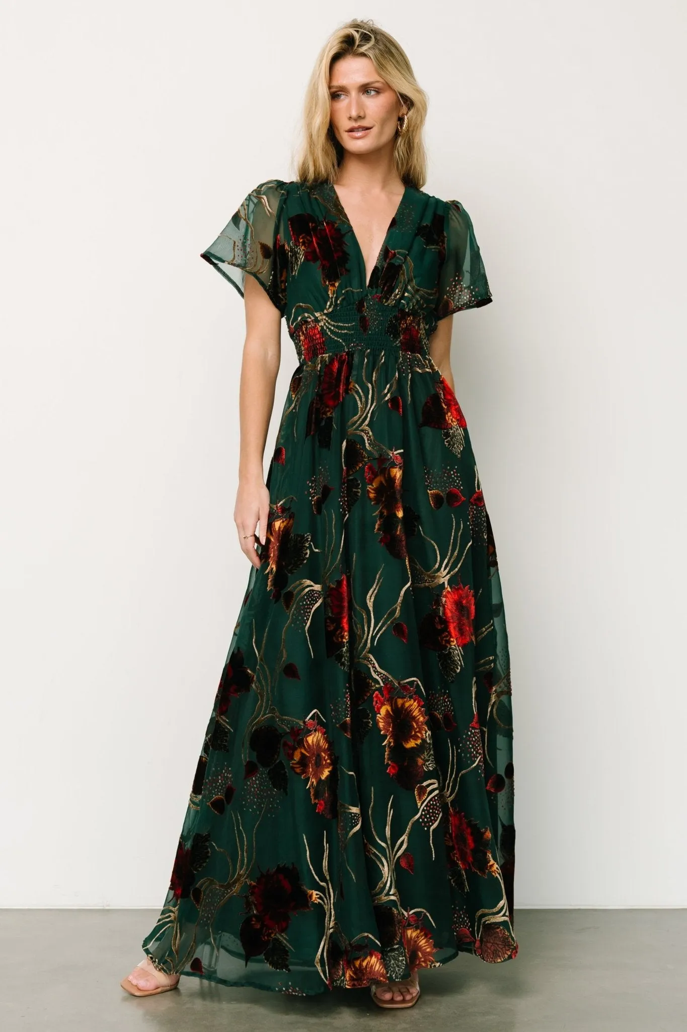Valen Maxi Dress | Jade Multi sold by Baltic Born product image thumbnail 5