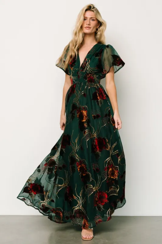 Valen Maxi Dress | Jade Multi sold by Baltic Born
