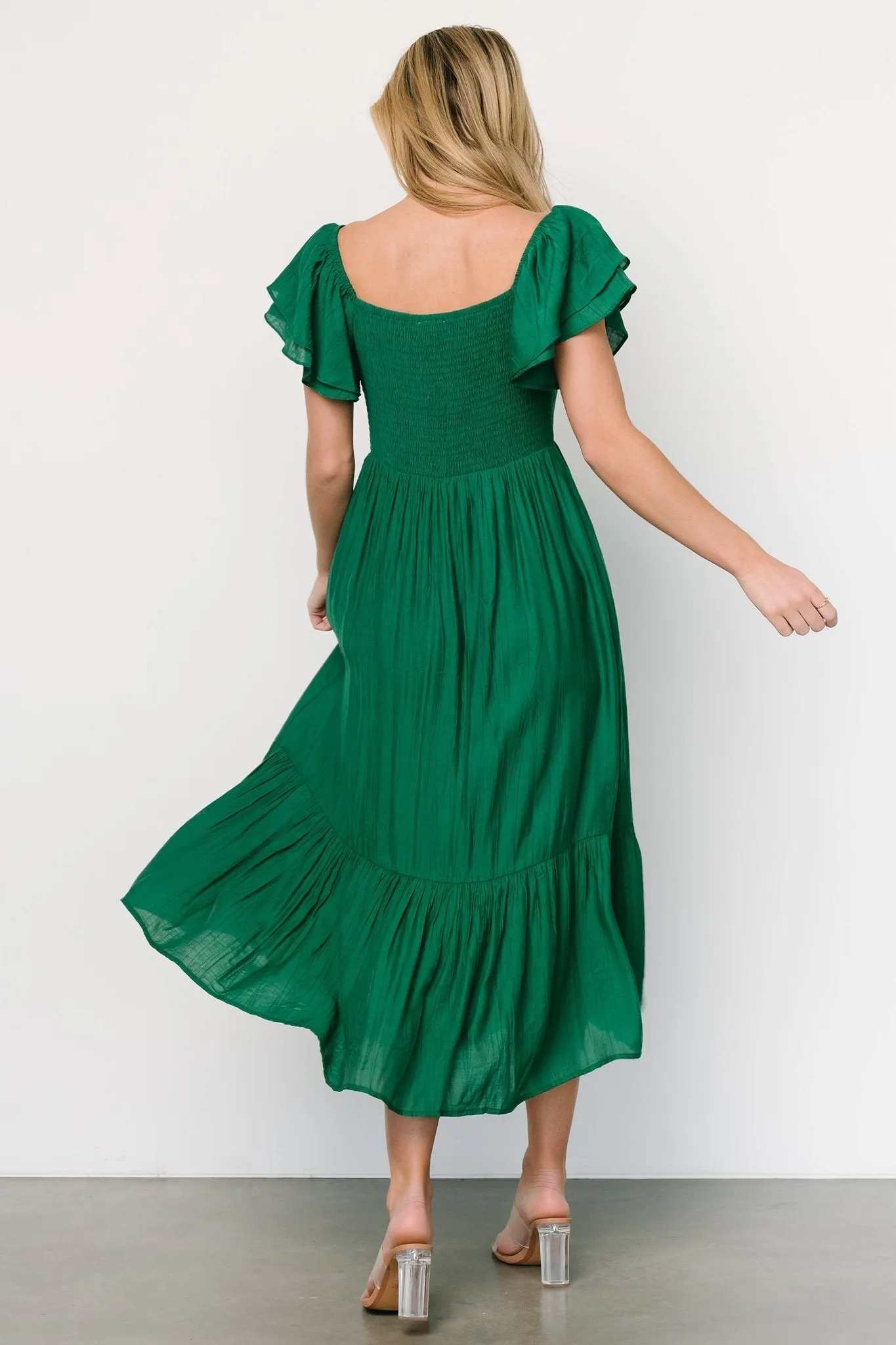 Buttercup Midi Dress | Evergreen sold by Baltic Born product image thumbnail 4