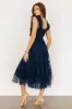 Emma Smocked Tulle Dress | Navy sold by Baltic Born