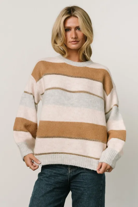 Irina Knit Sweater | Natural Multi sold by Baltic Born