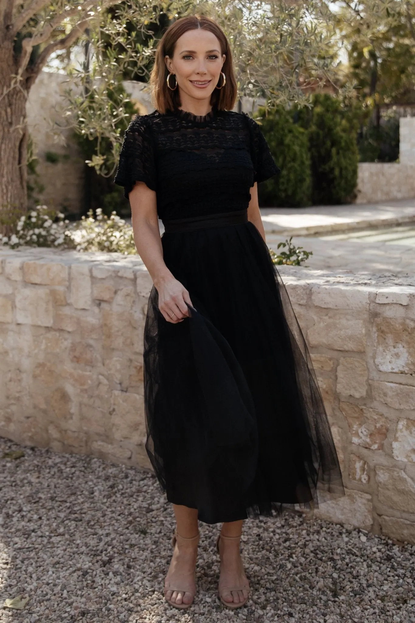 Darcy Tulle Midi Dress | Black sold by Baltic Born product image thumbnail 3