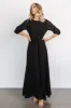 Rebecca Maxi Dress | Black sold by Baltic Born