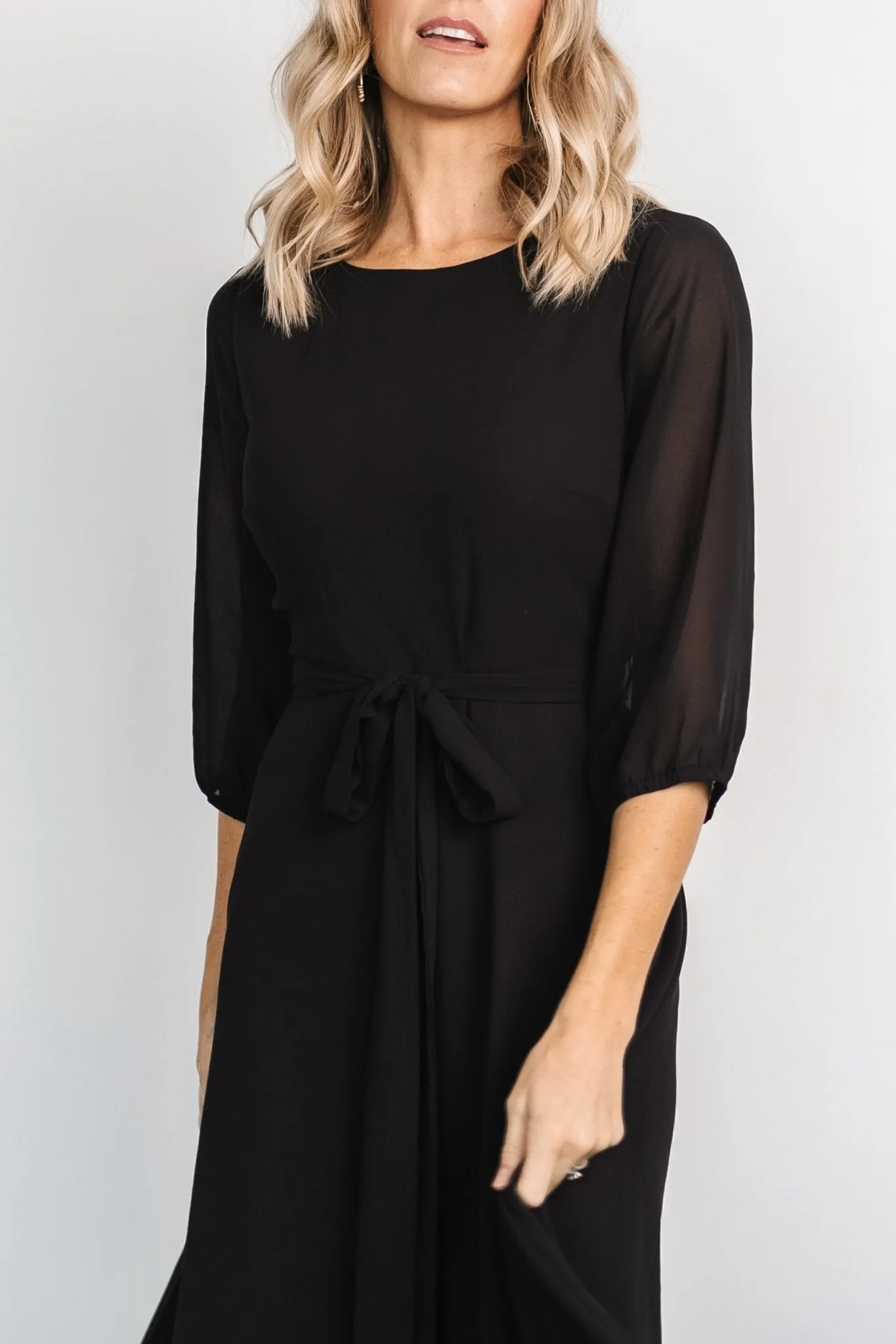 Rebecca Maxi Dress | Black sold by Baltic Born product image thumbnail 2