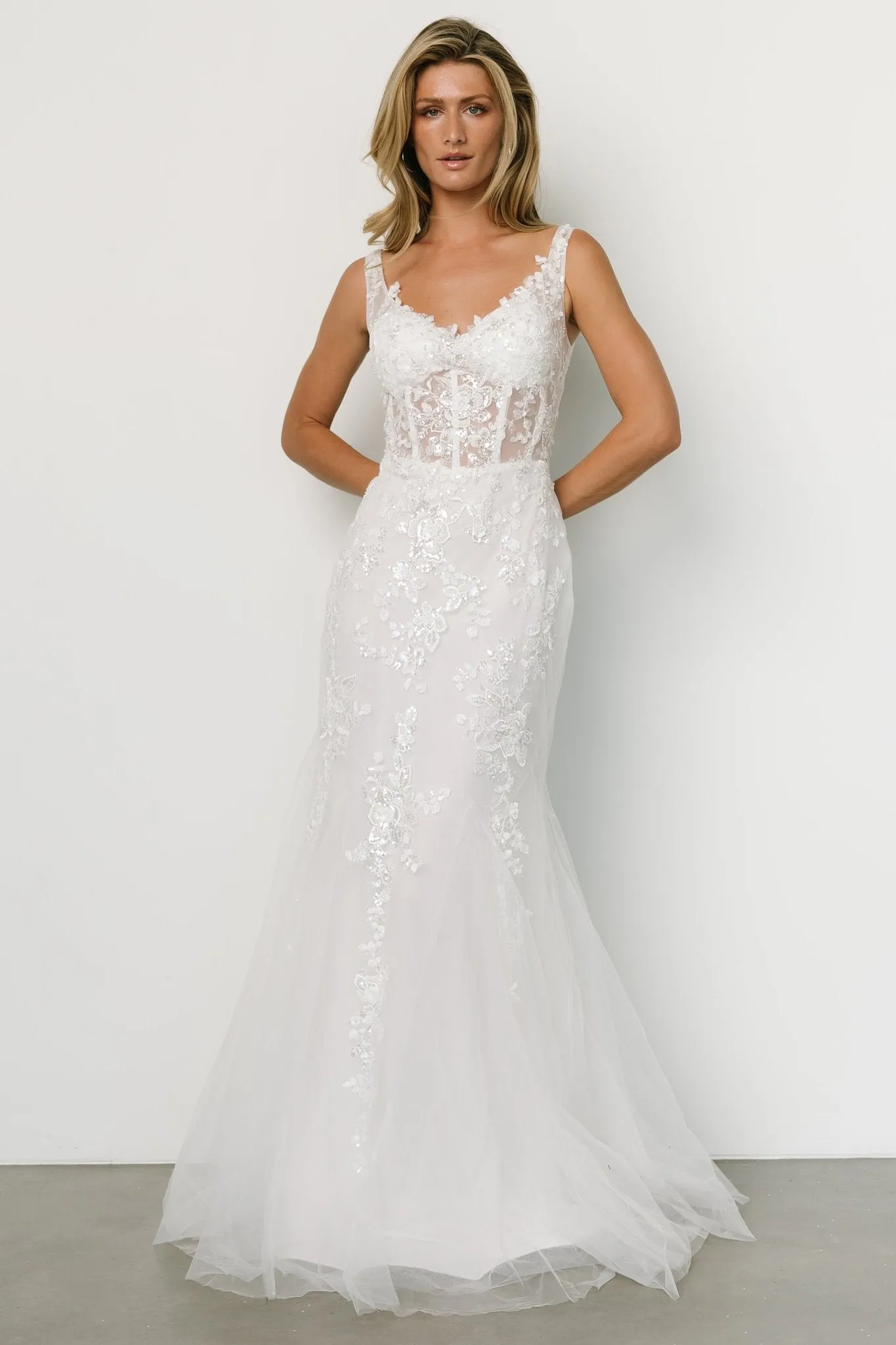 Devotion Bridal Gown | White sold by Baltic Born product image thumbnail 3