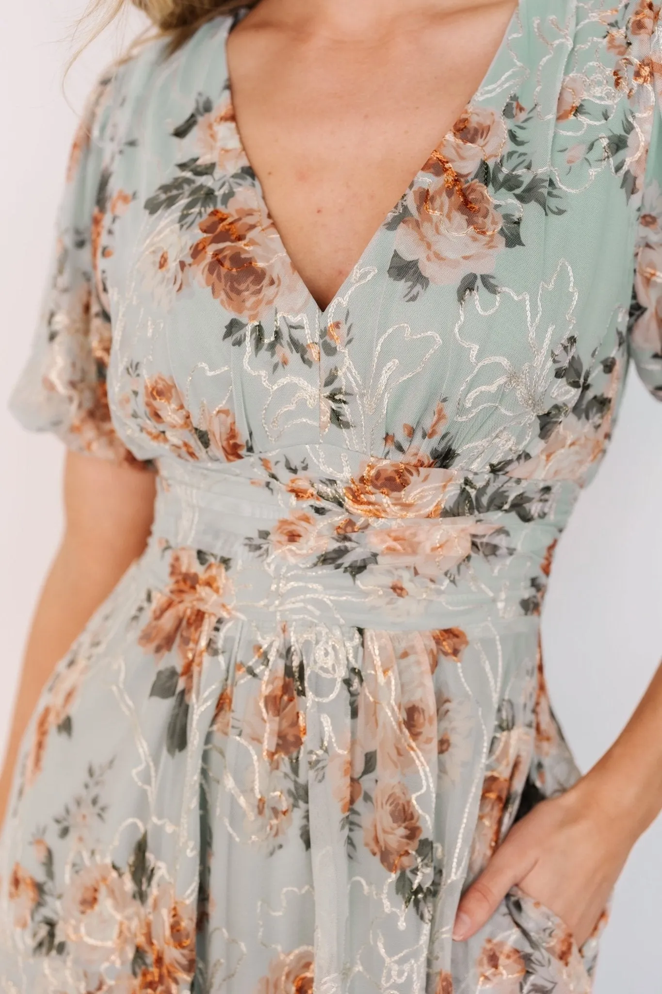 Ardley Maxi Dress | Sage Floral sold by Baltic Born product image thumbnail 2
