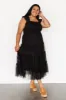 Emma Smocked Tulle Dress | Black sold by Baltic Born