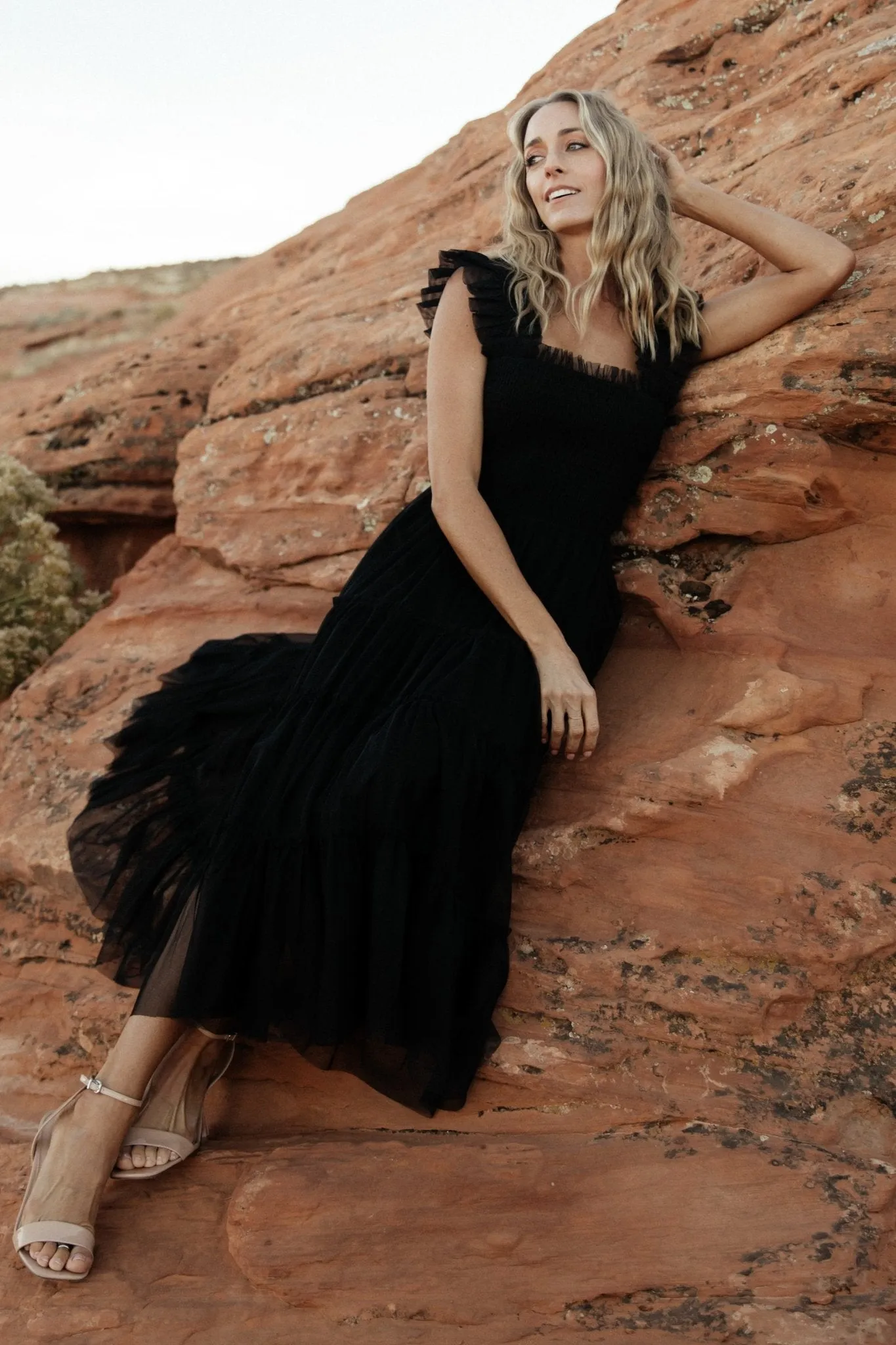 Emma Smocked Tulle Dress | Black sold by Baltic Born product image thumbnail 4