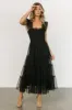 Emma Smocked Tulle Dress | Black sold by Baltic Born