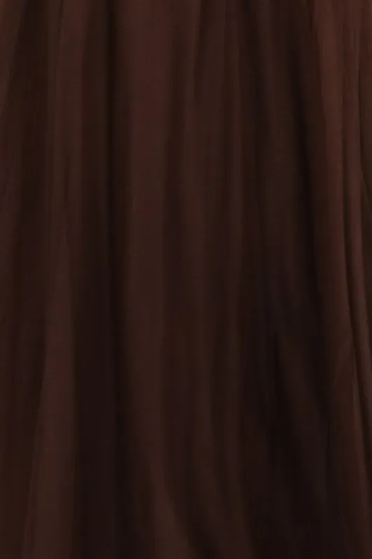 Fabric Swatch - Kamila Tulle | Espresso sold by Baltic Born