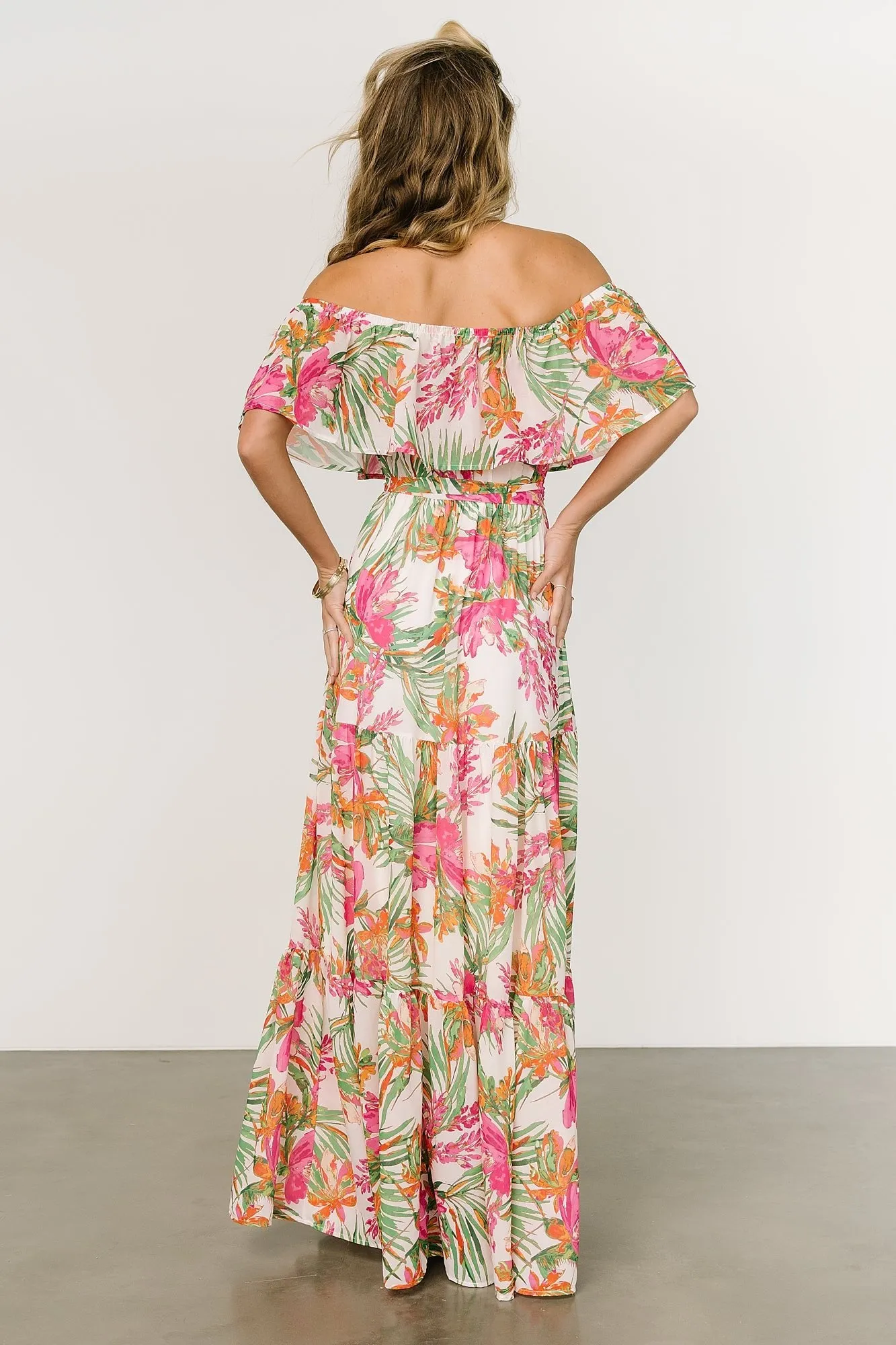 Lahaina Off Shoulder Maxi Dress | Multi sold by Baltic Born product image thumbnail 5