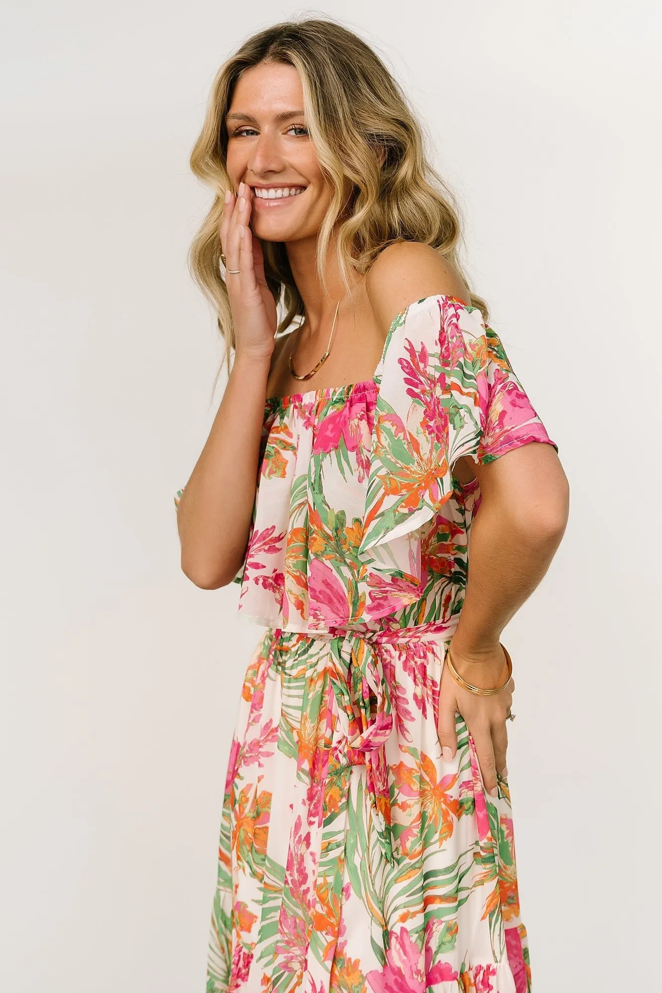 Lahaina Off Shoulder Maxi Dress | Multi sold by Baltic Born product image thumbnail 2