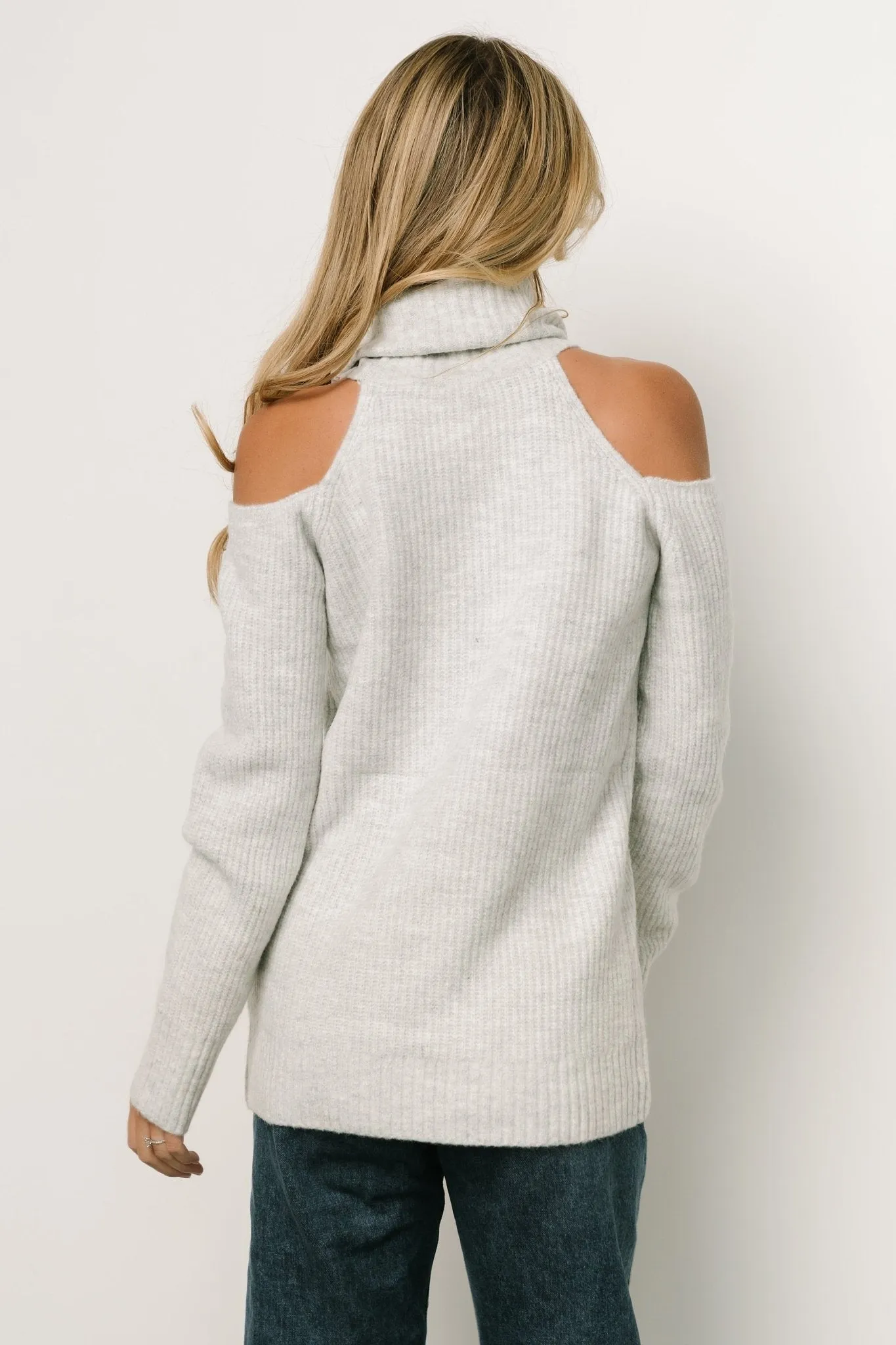 Tuva Turtleneck Sweater | Gray sold by Baltic Born product image thumbnail 4
