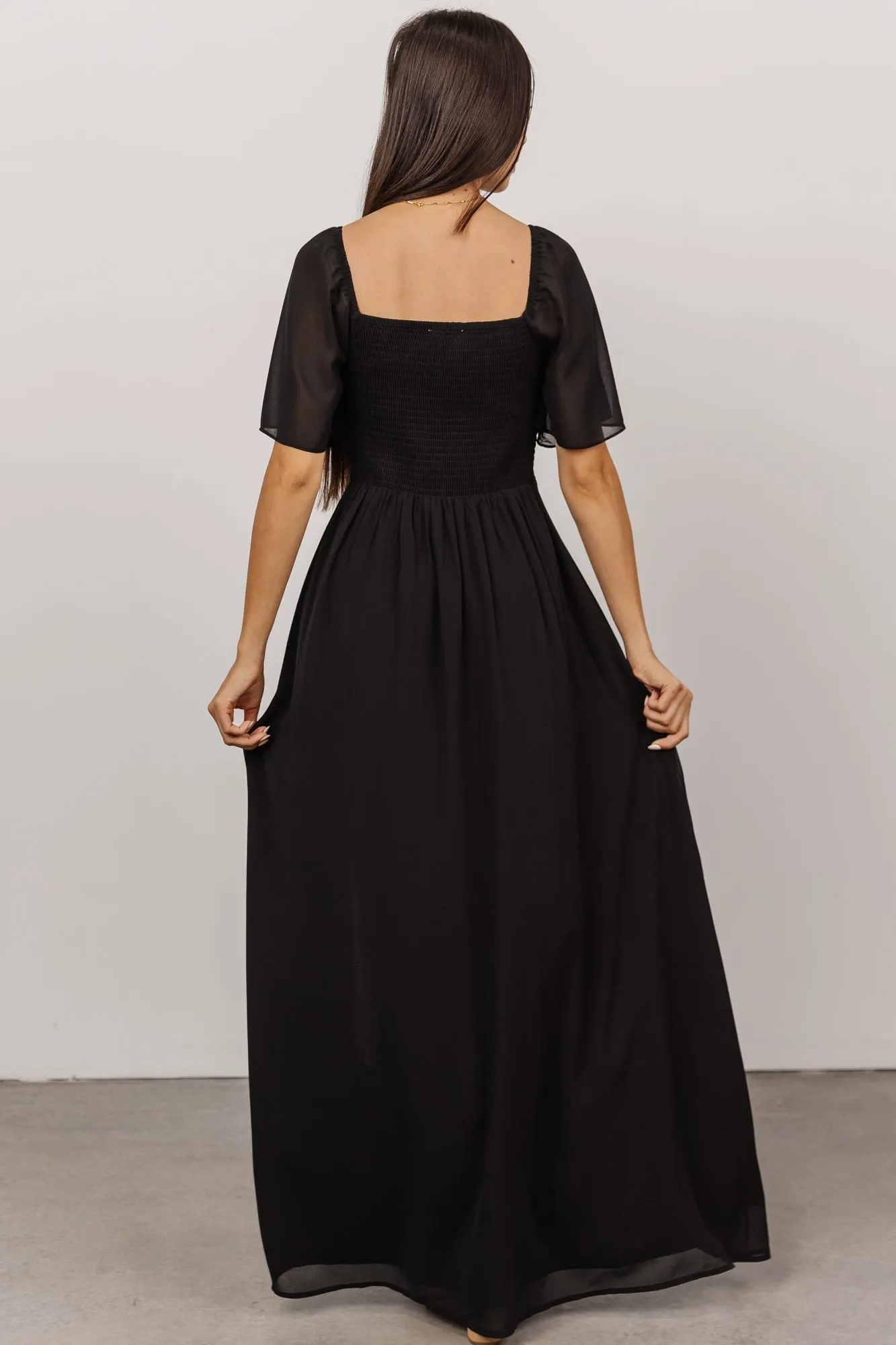 Sierra Sweetheart Maxi Dress | Black sold by Baltic Born product image thumbnail 4