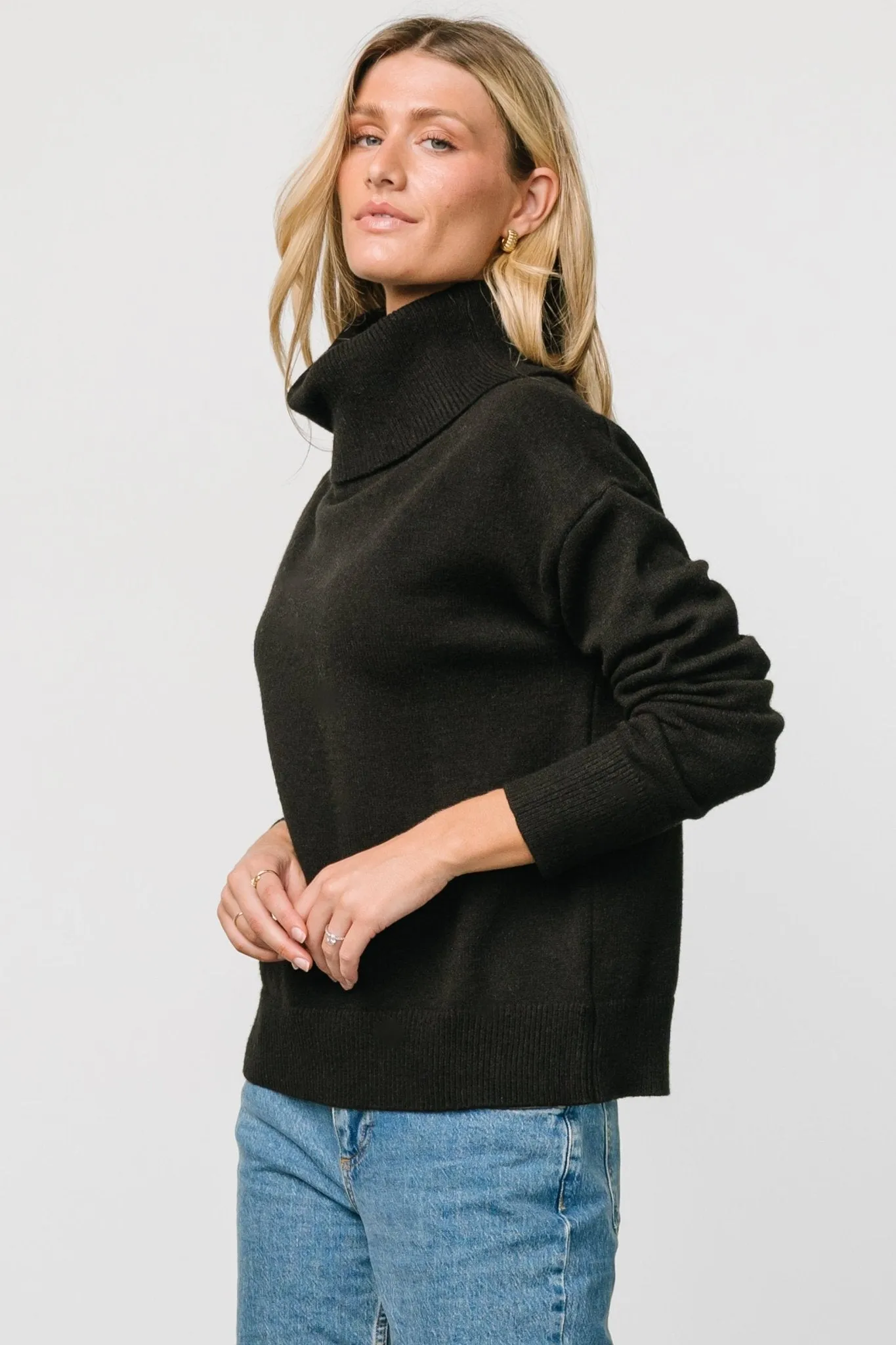 Tera Turtleneck Sweater | Black sold by Baltic Born product image thumbnail 2