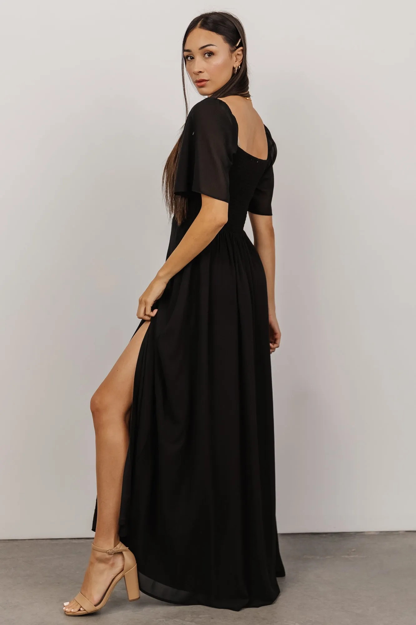 Sierra Sweetheart Maxi Dress | Black sold by Baltic Born product image thumbnail 3