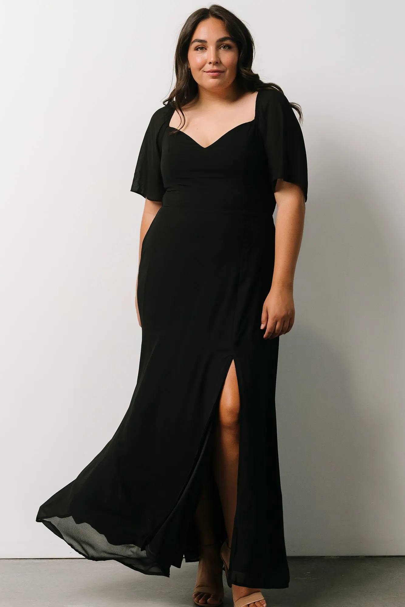 Sierra Sweetheart Maxi Dress | Black sold by Baltic Born product image thumbnail 2