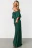 Diana Off Shoulder Maxi Dress | Emerald sold by Baltic Born