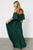 Diana Off Shoulder Maxi Dress | Emerald sold by Baltic Born
