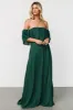 Diana Off Shoulder Maxi Dress | Emerald sold by Baltic Born