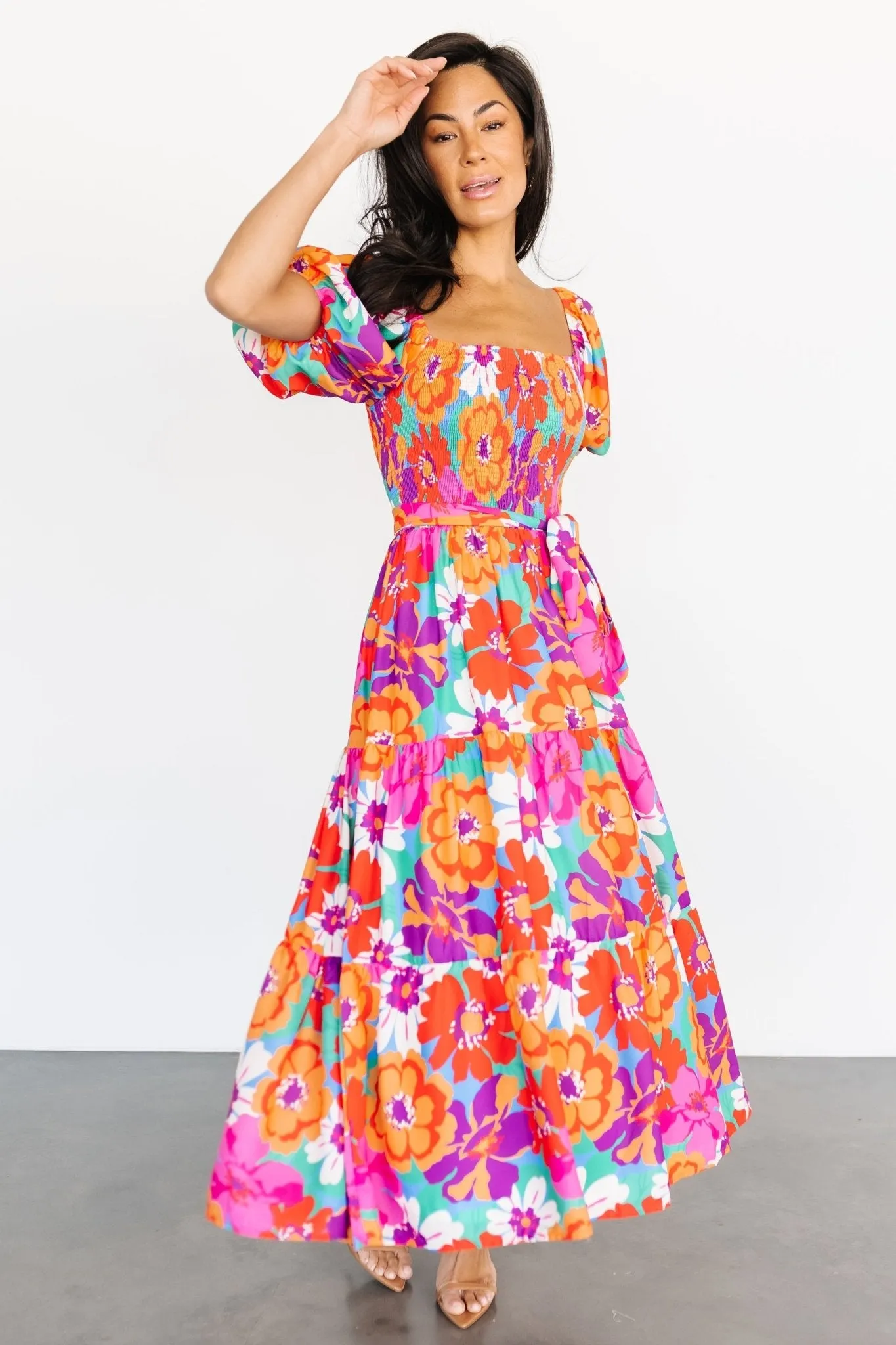 Mazatlan Maxi Dress | Multi Floral sold by Baltic Born product image thumbnail 5