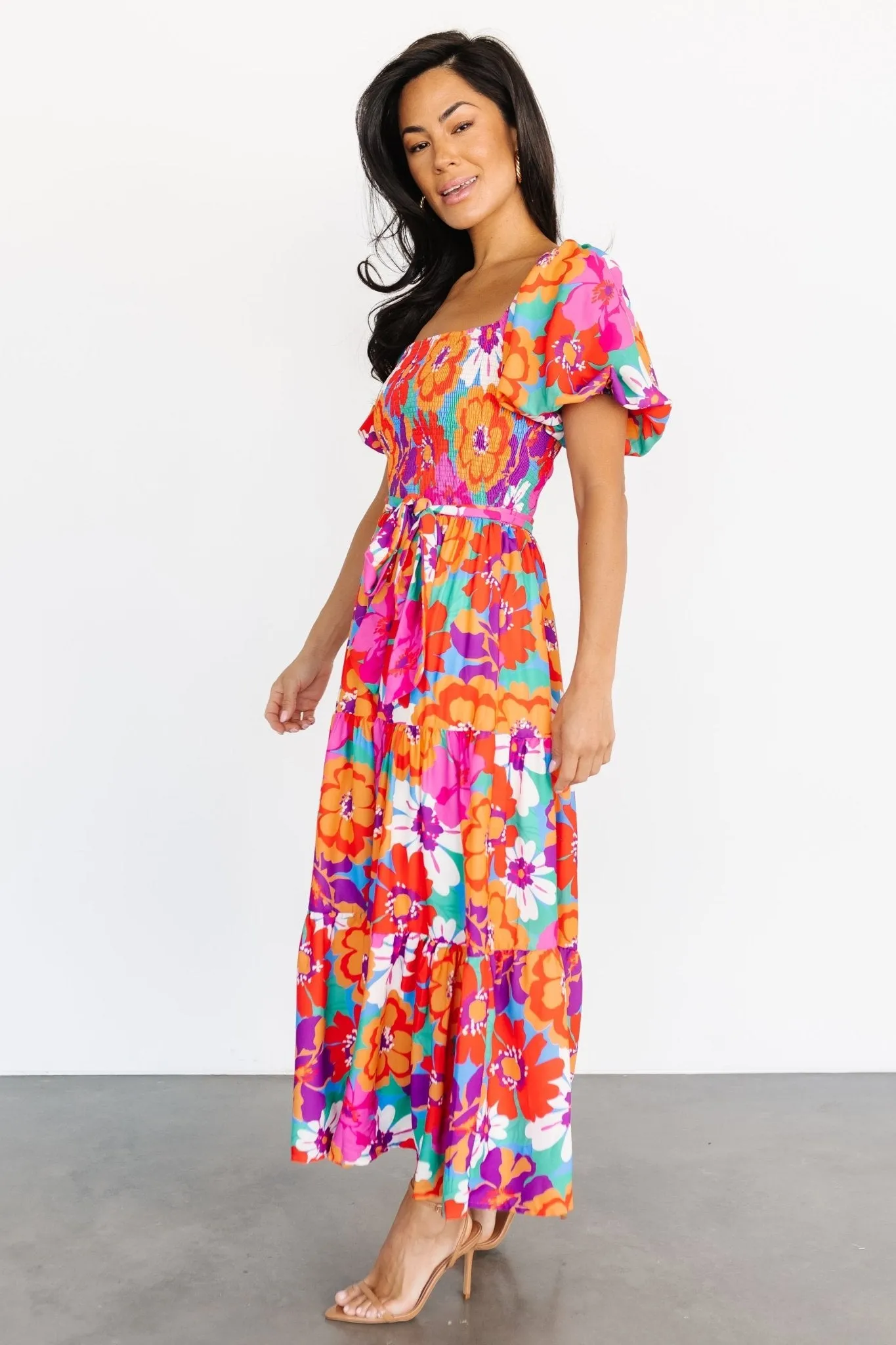 Mazatlan Maxi Dress | Multi Floral sold by Baltic Born product image thumbnail 3