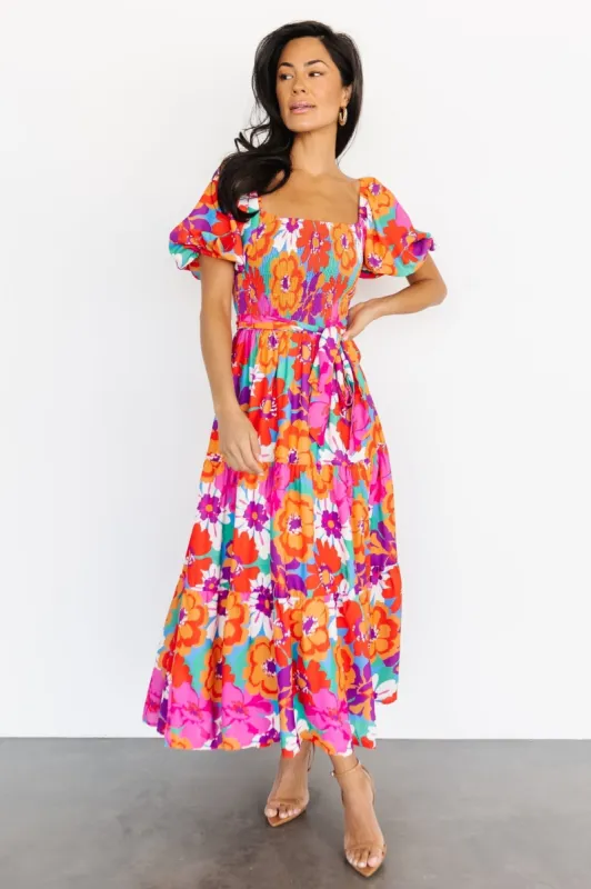 Mazatlan Maxi Dress | Multi Floral sold by Baltic Born