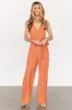 Zuri Tank Jumpsuit | Burnt Orange Stripe sold by Baltic Born