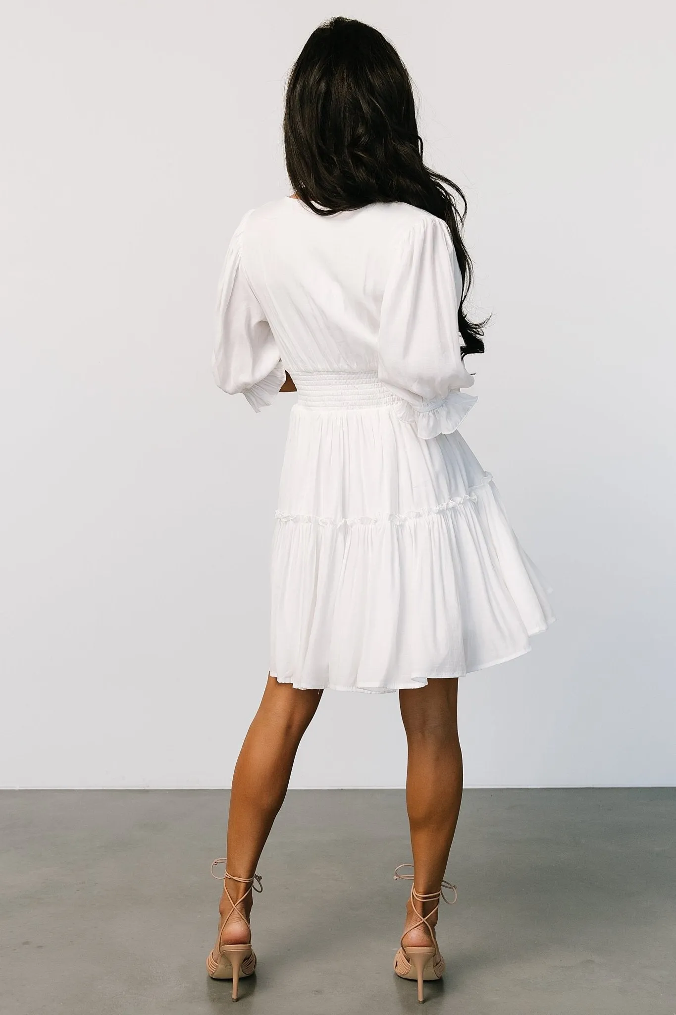 Gisela Short Dress | Off White sold by Baltic Born product image thumbnail 4