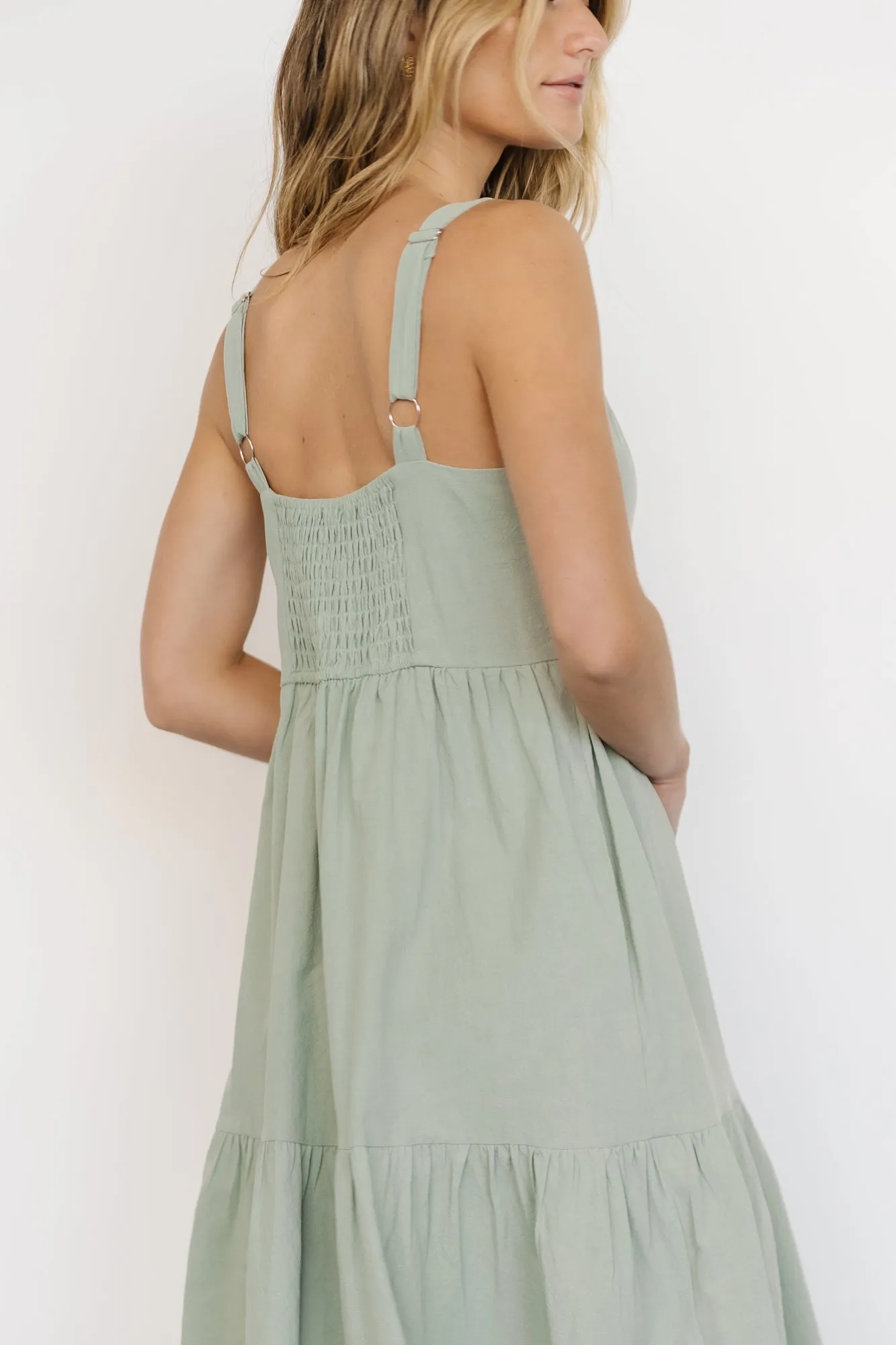 Sammy Tank Midi Dress | Sage sold by Baltic Born product image thumbnail 4