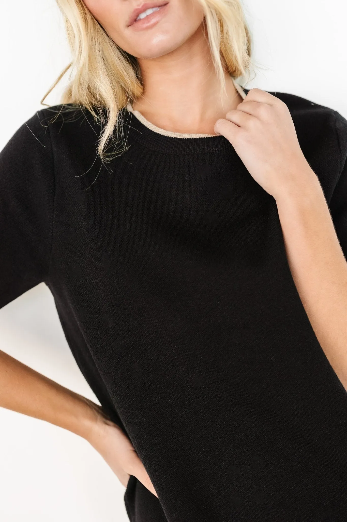 Emelia Shift Dress | Black sold by Baltic Born product image thumbnail 2