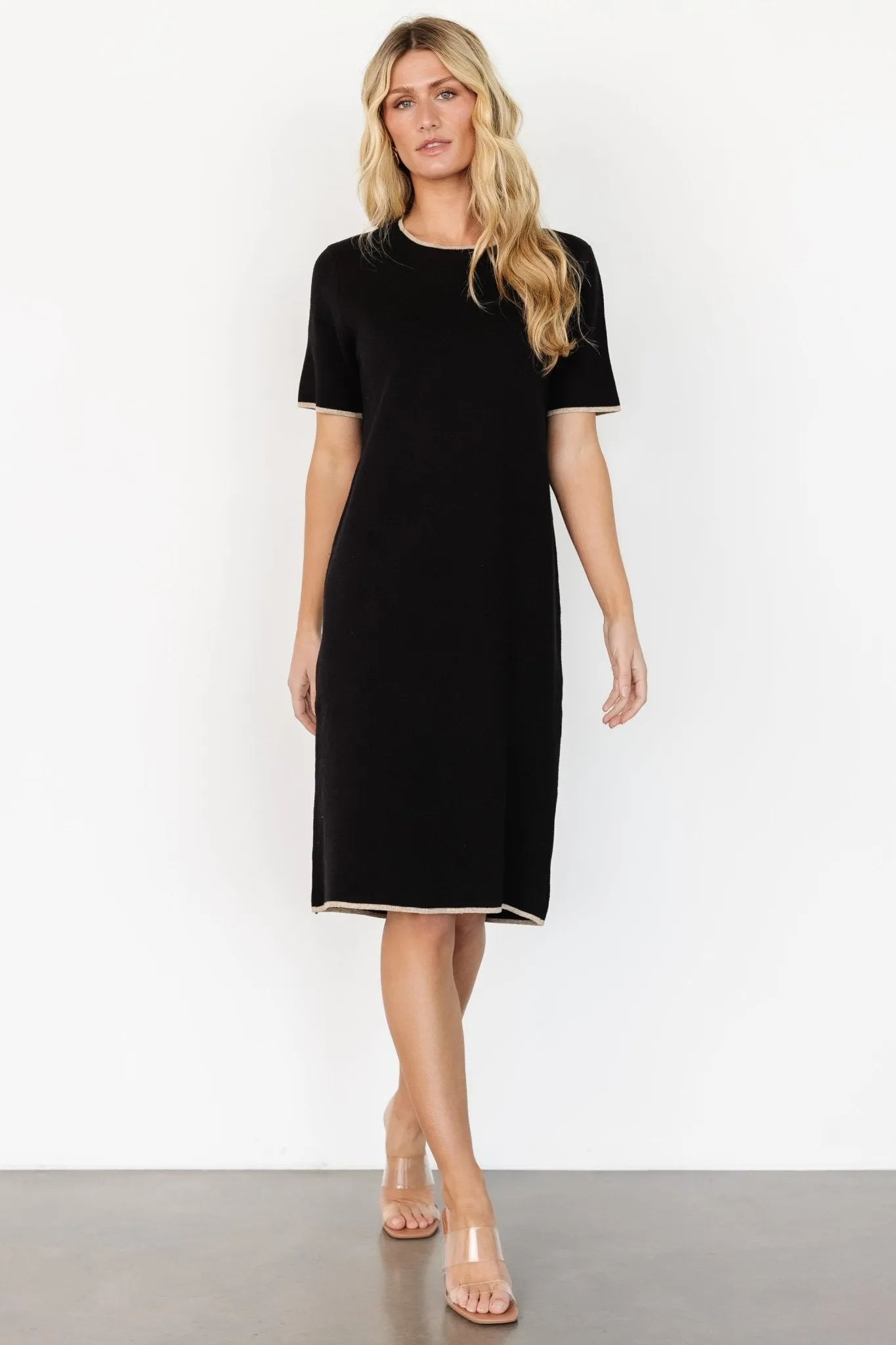 Emelia Shift Dress | Black sold by Baltic Born product image thumbnail 5