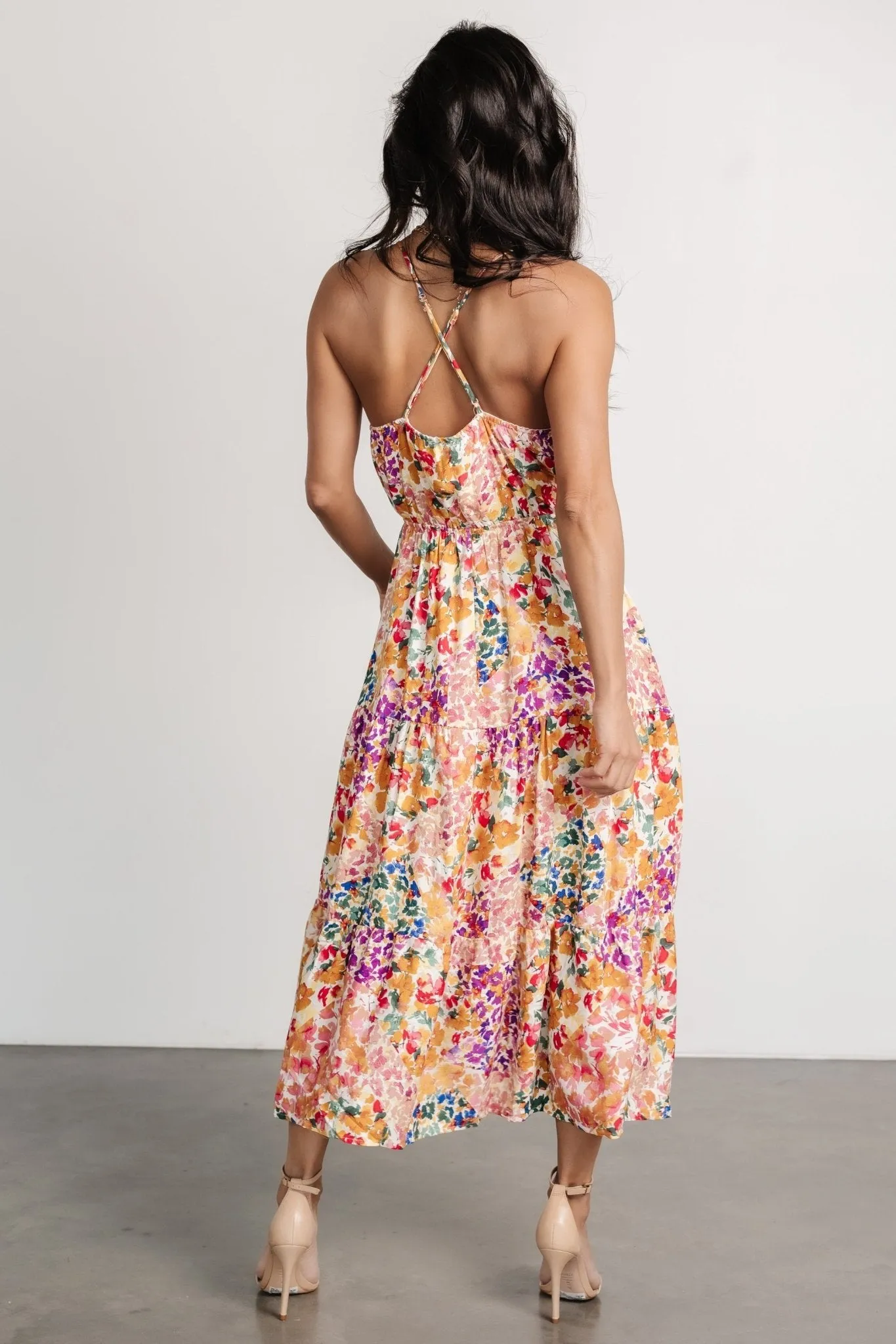 Coronado Midi Dress | Multi Floral sold by Baltic Born product image thumbnail 2