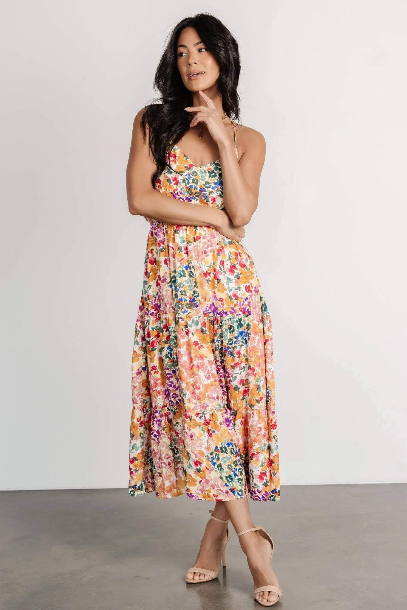 Coronado Midi Dress | Multi Floral sold by Baltic Born product image thumbnail 5