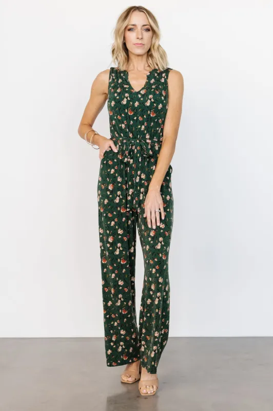 Grove Tank Jumpsuit | Hunter Multi sold by Baltic Born