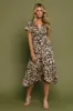 Poppy Satin Midi Dress | Animal Print sold by Baltic Born