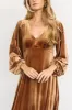 Erika Velvet Maxi Dress | Caramel sold by Baltic Born