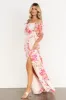 Daphne Off Shoulder Maxi Dress | Blush Floral sold by Baltic Born