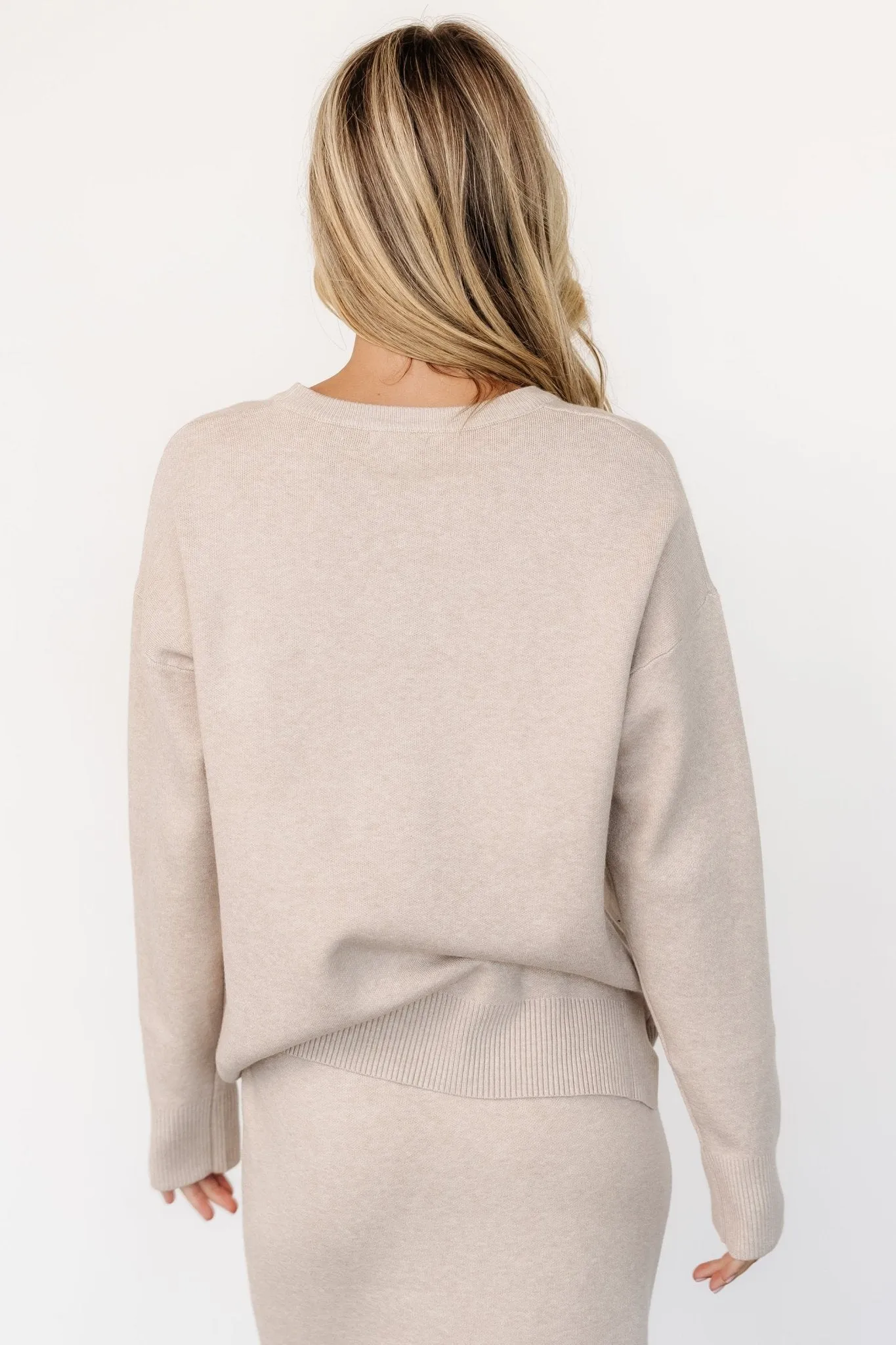 Laurent Sweater | Taupe sold by Baltic Born product image thumbnail 5
