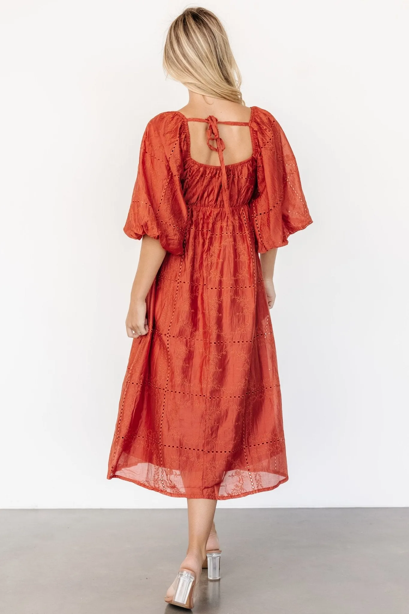 Brynn Midi Dress | Rust sold by Baltic Born product image thumbnail 2