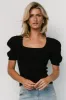 Brynlee Sweater Top | Black sold by Baltic Born