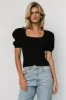 Brynlee Sweater Top | Black sold by Baltic Born